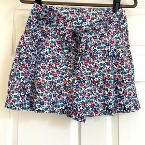J. Crew tie Waist Floral Shorts
